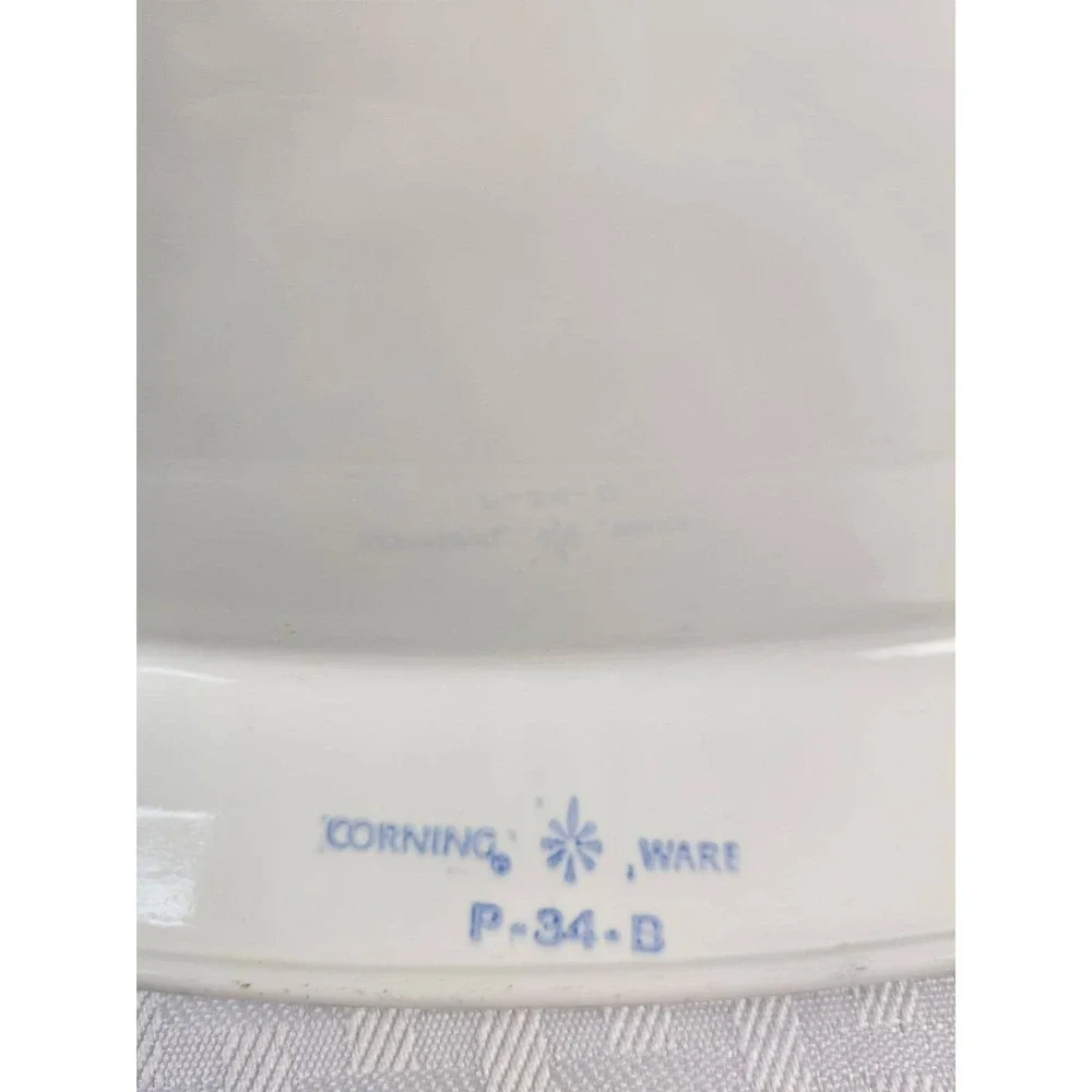 Corning Ware P-34-B Blue Cornflower 4 QT Dutch Oven Roaster Casserole Dish & Lid